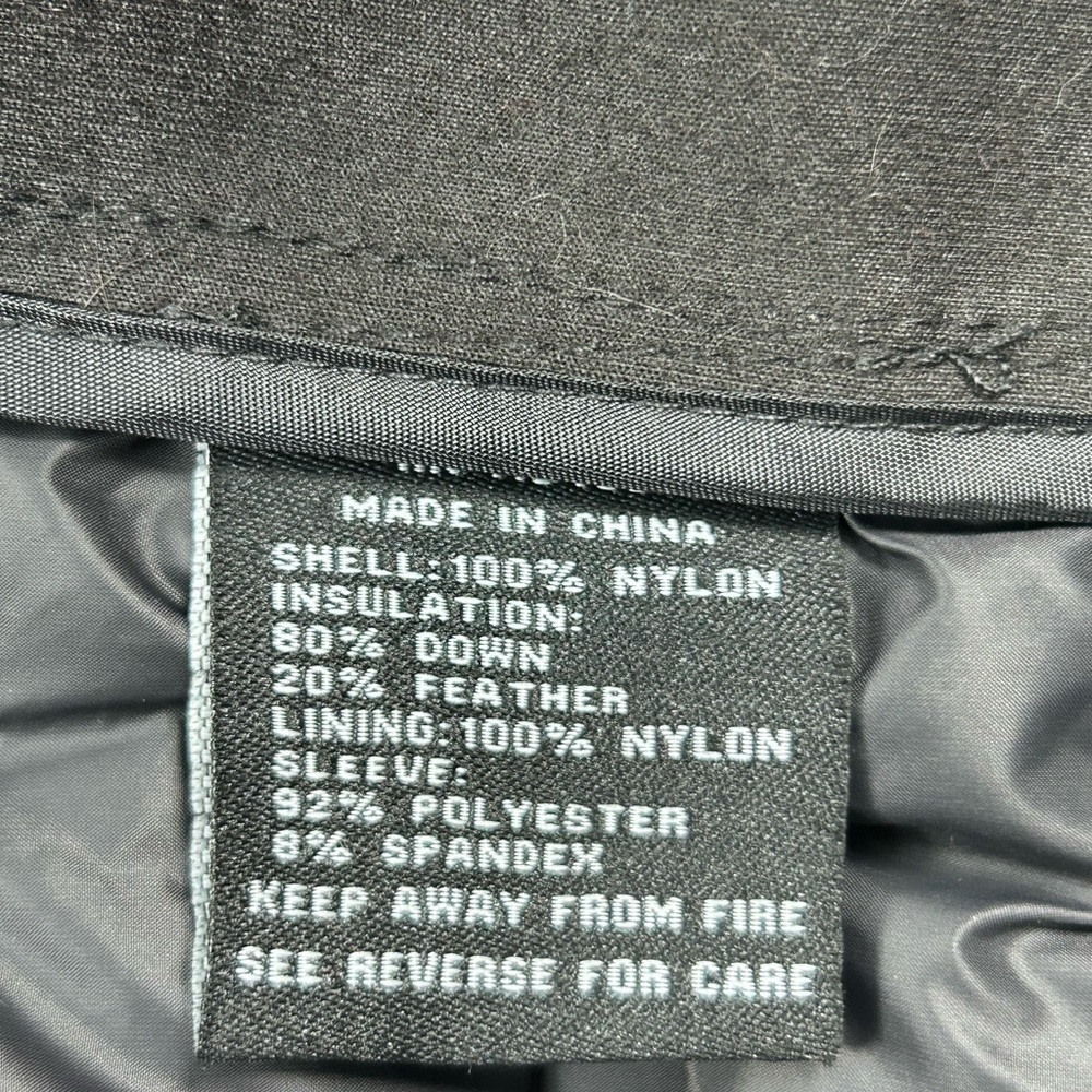Fossa Apparel Hybrid Down Men Jacket Size S Black Lightweight Puffer New - Picture 11 of 16
